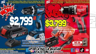 Roto martillo Bosch Vs MilwaukeeTool Linea Sub Compac [upl. by Cain]