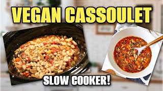 DELICIOUS White Bean Cassoulet Recipe  Vegan  WFPB [upl. by Magena]