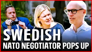 ExSwedish PM Magdalena Andersson Won’t Comment On NATO Bid amp Bilderberg [upl. by Brett]