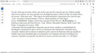 Qualis dos temas aventados pelos autores da literatura africana anglófona tratados em nossa [upl. by Kain]