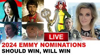 Emmys 2024 Nominations Snubs amp Predictions [upl. by Fabien805]