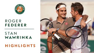 Roger Federer vs Stan Wawrinka  Quarterfinals Highlights  RolandGarros 2019 [upl. by Aiclef248]