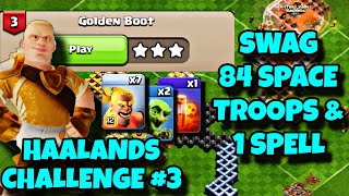 EASILY THREE STAR GOLDEN BOOT  HAALANDS CHALLENGE 3  CLASH OF CLANS [upl. by Yole187]