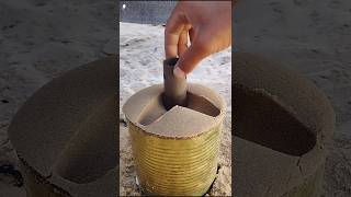 satisfying pottery diypottery amazing diy handmadepottery صناعات واختراعات من صهر المعادن صب [upl. by Nsaj]