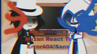 UpperMoon  Muzan React to Error404Sans  Gacha Club  «TheInfinityReaper» [upl. by Ajiram]