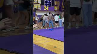 High school football intro Assembly day Comment if you can see me in the video😅Followme varsity [upl. by Aruam]