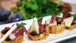 Recette apéritif de Noël  Croustillant de Canard Brebis amp Figues [upl. by Luttrell]