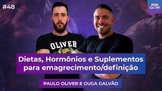 Guga Galvão  Dieta Hormônios e Suplementos para emagrecimentodefinição  Ep 48 [upl. by Willmert50]