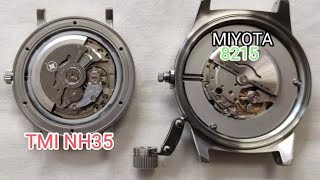 RELOJES MOVIMIENTO SEIKO NH35 Y MIYOTA 8215 [upl. by Anniram]