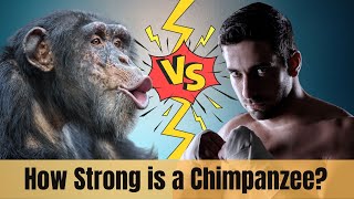 How Strong Is A Chimpanzee  Chimpanzee Strength  Chimpanzee vs Human [upl. by Alenson]