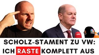 „SCHElßEgal“Kanzler Scholz reagiert entspannt auf VWWerksschließung [upl. by Dalli]