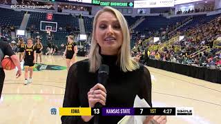 Full Replay Kansas State vs Iowa Womens Basketball  2023 Gulf Coast Showcase Championship Final [upl. by Viva732]