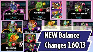 Firstlook at Official Datamined New Upcoming Balance Changes  16013 Stat Analysis in PvZ Heroes [upl. by Airtina]