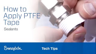 How to Apply PTFE Tape Sealants  Tech Tips  Swagelok 2020 [upl. by Sedlik]