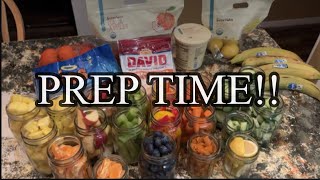 Wash slice and Prep Fruits amp Vegetables with me [upl. by Imaj209]