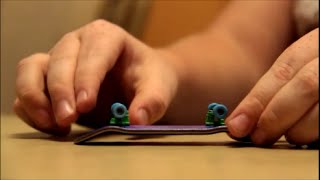 Fingerboard 32mm Complete Board Trucks Bearing Wheels Deck Foam Grip [upl. by Surtimed]