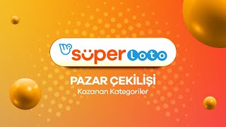 Süper Loto 17 Kasım 2024 Çekilişi No 138  Kazanan Kategoriler [upl. by Soisanahta]