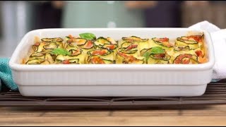 Rouleaux de courgettes à la robiola et aux tomates pelées  Mutti France [upl. by Nibroc478]