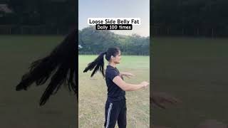 Side Belly Fat Workout bellyfatloss bellyfatworkout fitness workout exercise fitnessmotivation [upl. by Ylla]