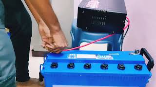 Microtek Hb1275 Inverter and Sf Sonic 150ah Tubular Battery Full Installation Tamil [upl. by Ahsikyt870]