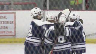 Pittsford Victor hockey advance to Class A championship game [upl. by Lohrman]