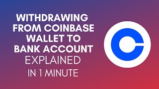 How To Withdraw Money From Coinbase Wallet To Bank Account 2024 [upl. by Kcirrek]