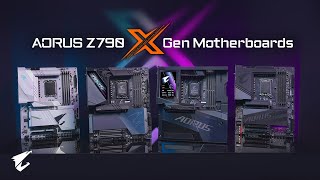 AORUS Z790 X Gen Motherboards  X Gen for Next Gen  Official Trailer [upl. by Janeva]