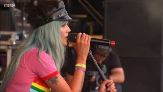 Halsey  Castle Live at Glastonbury 2017 [upl. by Nywroc]