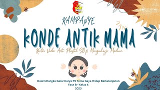 Hasil Karya P5 Kelas IV SDN Manguharjo yang berjudul quotKonde Antik Mamaquot [upl. by Gert]