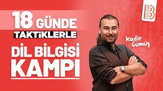 18 Günde Taktiklerle Dil Bilgisi Kampı Tanıtım  Kadir Gümüş  2024 [upl. by Abraham]