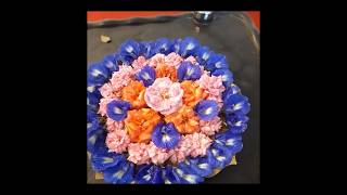 How to decorate uruli with flowers [upl. by Maurizio615]