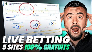 ⚽🚀 LIVE Betting  Top 5 Sites GRATUITS pour Booster Tes Prédictions de Football en Live [upl. by Llirret]