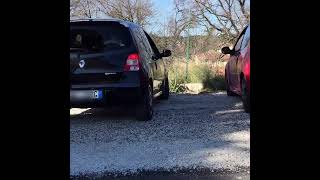 Twingo RS vs Twingo GT rev battle [upl. by Hollah]