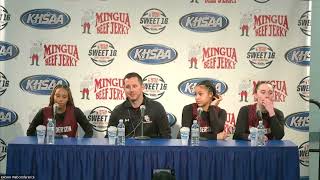 2024 Mingua Beef Jerky Girls Sweet 16 Cooper vs Henderson Co Postgame Press Conference [upl. by Acirema]