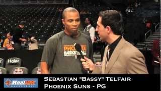 Sebastian Telfair Phoenix Suns Interview [upl. by Derte830]