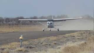 Cessna 172 180HP short field takeoff  6U7 [upl. by Jere]