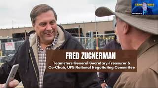 UPS Negotiations Update From Fred Zuckerman Teamsters General SecretaryTreasurer [upl. by Debby292]