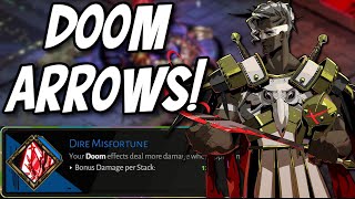 Stacking Doom with Dire Misfortune on Chiron Bow  Hades [upl. by Esined506]