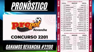 Progol 2201 Análisis Completo Pronóstico Quiniela Sencilla y 6 Dobles GANAMOS REVANCHA ¡ [upl. by Hitchcock]