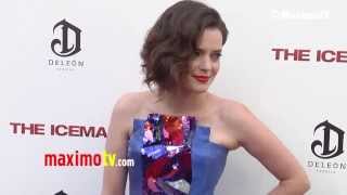 Roxane Mesquida quotThe Icemanquot Premiere ARRIVALS [upl. by Lleon]