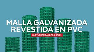 Mallas galvanizadas revestidas en PVC [upl. by Pooi]