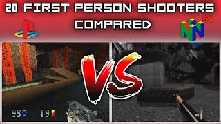 20 FPS Games Compared  Playstation 1 vs Nintendo 64  Which were better [upl. by Love173]