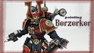 World Eaters Painting my first ever Khorne Berzerker [upl. by Nirrac]