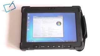 Durabook CA10 IP43MIL810 ruggedized 10quot Windows tablet [upl. by Neeloc854]