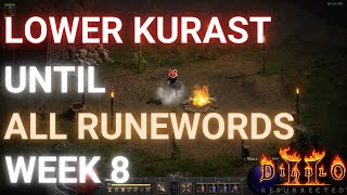 LKUAR WEEK 8 runs 1900120000 Short but good  Diablo 2 resurrected [upl. by Ailic]