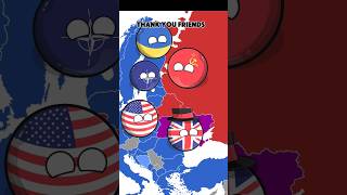 The soviet Union Vs Nato in 60 second countryballs maps shorts history [upl. by Wesa37]