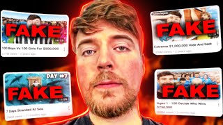 Times MrBeast Faked His Videos  Hard Evidence [upl. by Skurnik]