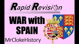 GCSE History Rapid Revision Elizabethan England  War with Spain [upl. by Karilynn]