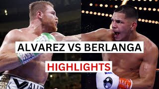 Canelo Alvarez vs Edgar Berlanga Highlights amp Knockouts [upl. by Lesli592]