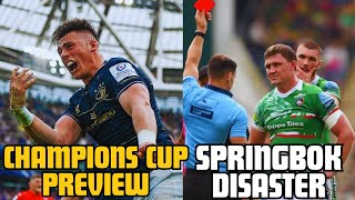 CHAMPIONS CUP FINAL PREVIEW  DISASTER STRIKES FOR BOKS  RUGBY NEWS  EPISODE 81 [upl. by Enrique493]